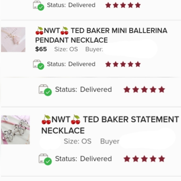 🍒NWT🍒 TED BAKER STATEMENT NECKLACE - Picture 4 of 4